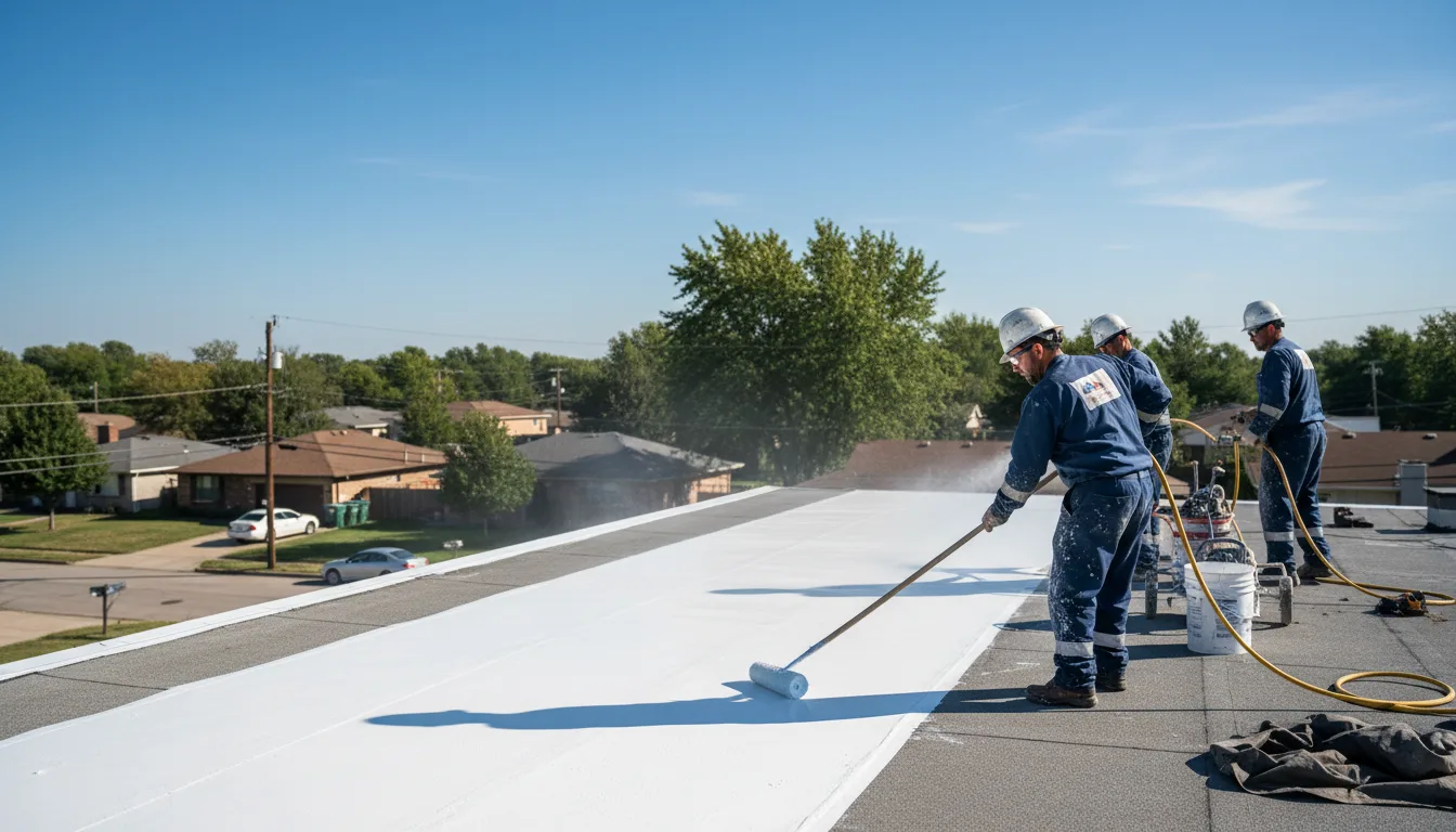 Commercial roof coating in Warren Center, PA near me